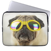 Pug with Goggles
