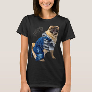 Pug Women Men Pug Mum Dad Life Love Dog Pet 12 T-Shirt