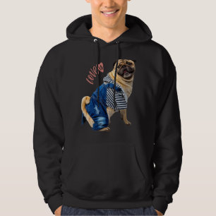 Pug Women Men Pug Mum Dad Life Love Dog Pet 13 Hoodie