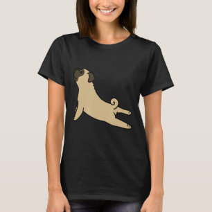 Pug Yoga Pose Funny Dog Gift T-Shirt