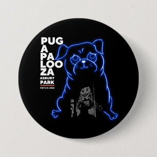 Pugapalooza Asbury Park 2022 Button