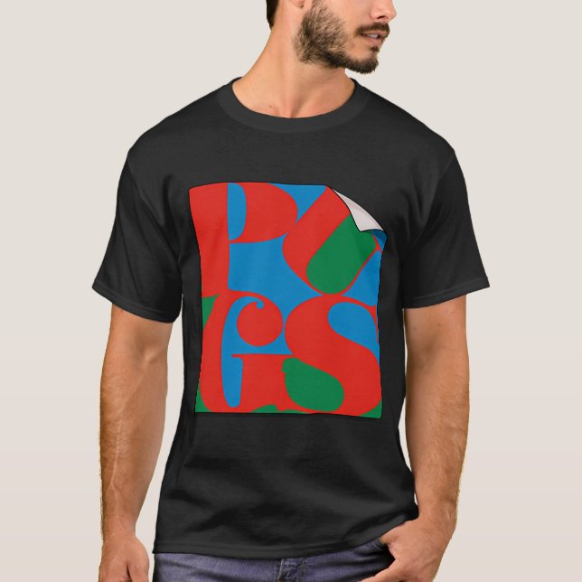 Pugbert Indiana : PUGS Artwork T-Shirt (Front)