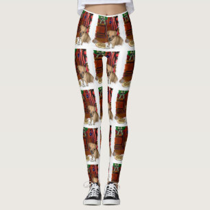 Puggle Christmas Leggings