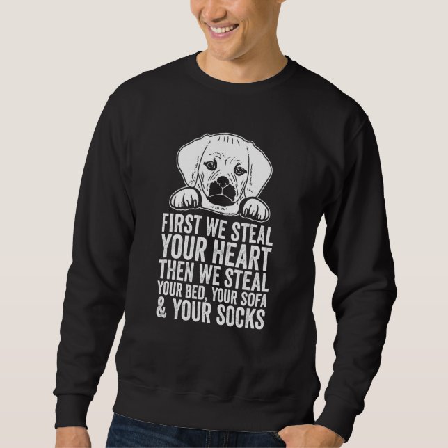 Puggle Dog for Dog Lover Sweatshirt (Front)