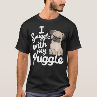 Puggle Dog Owner Dog Lover Pug Puppy T-Shirt