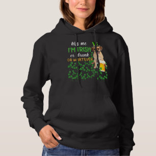 Puggle Kiss Me I'm Irish Or Drunk Or Whatever Hoodie