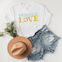 Puggle Love T-Shirt – Cute Dog Breed Tee