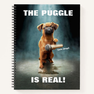 Puggle Mic Drop Notebook
