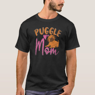Puggle Mum Dog Dog Owner Animal Mothers Day Puggl T-Shirt