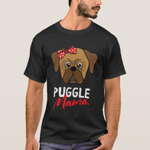 Puggle Mum Mama Dog Lover Women Gift T-Shirt
