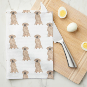 Puggle Tea Towel