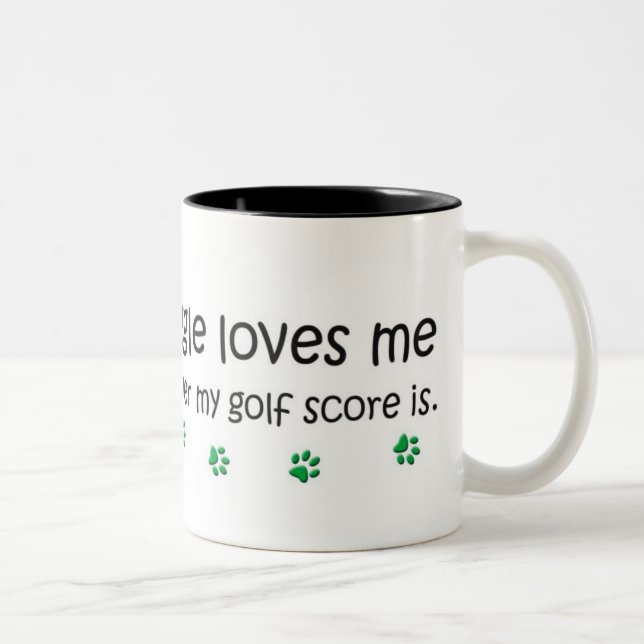 Puggle Two-Tone Coffee Mug (Right)