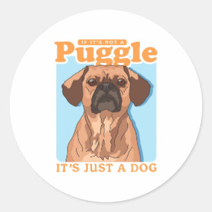 Puggles Dog Owner It's A Puggle Copy Classic Round Sticker