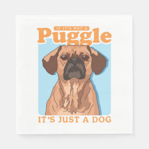 Puggles Dog Owner It's A Puggle Napkin