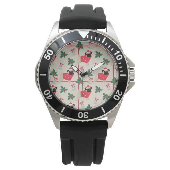 Puggy Christmas Watch (Front)
