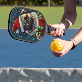 Puggy Claus Pickleball Paddle