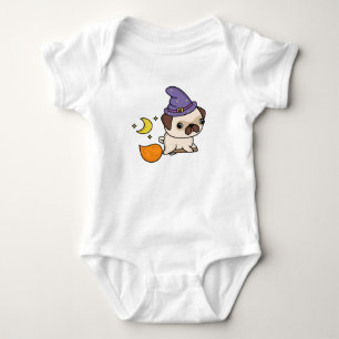 Puggy Witch Baby Bodysuit
