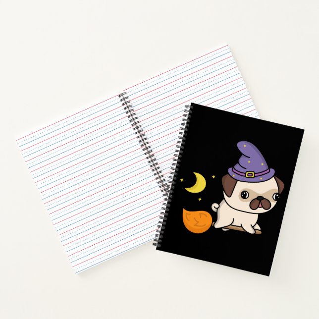 Puggy Witch Notebook (Inside)