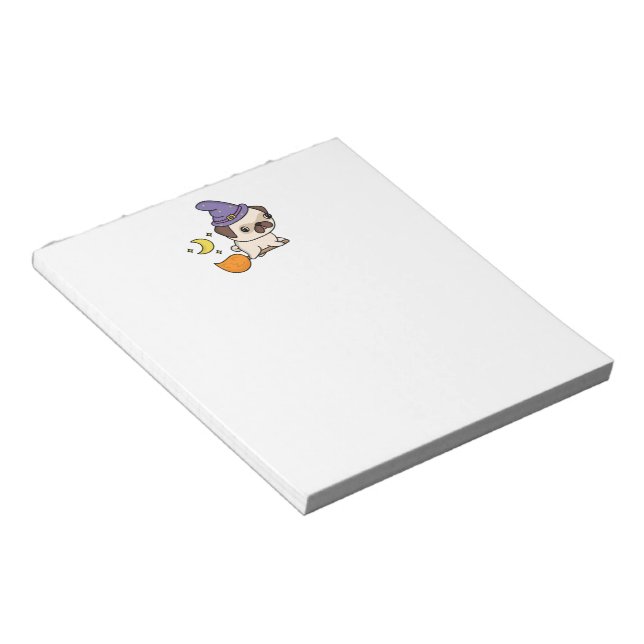 Puggy Witch Notepad (Angled)