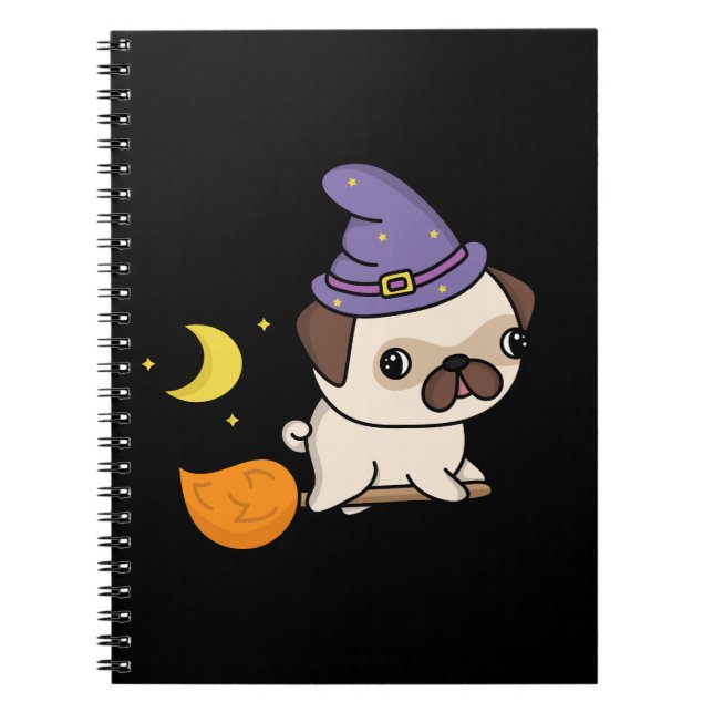 Puggy Witch Photo Notebook (Front)