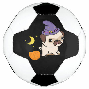 Puggy Witch Soccer Ball