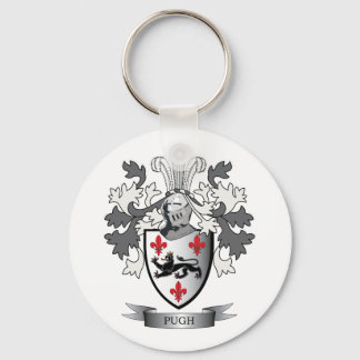 Pugh Family Crest Coat of Arms Key Ring