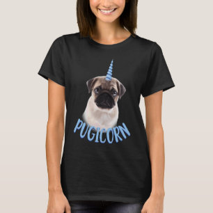 Pugicorn Cute Pug and Unicorn Lover T-Shirt