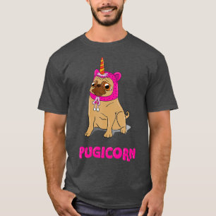 Pugicorn  Magical Pug Unicorn  Dog Lover Gift  T-Shirt
