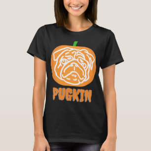 Pugkin Pug Pumpkin Halloween Classic T-Shirt 612