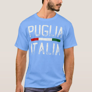 Puglia Italia Vintage Style Typography Design T-Shirt
