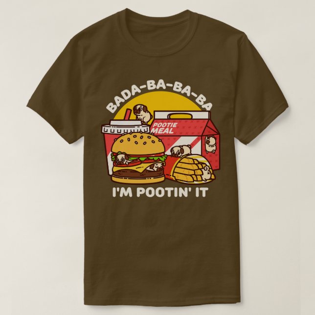 Puglie Pootie Meal T-Shirt (Design Front)