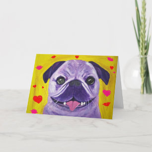 Pugs and Kisses Card