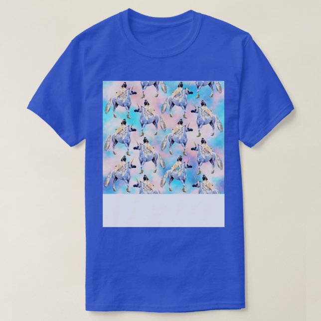 Pugs and Unicorns T-Shirt (Design Front)