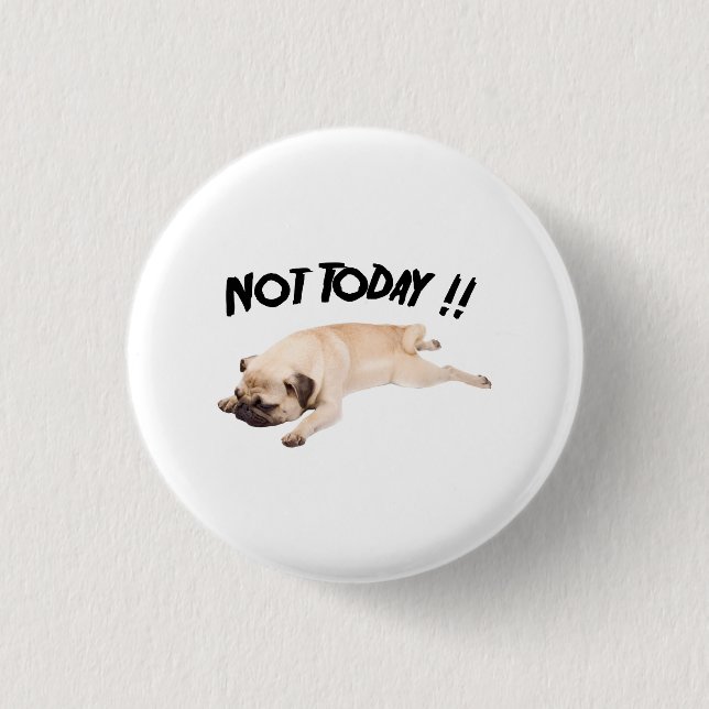 Pugs Funny Gift Love Dog 3 Cm Round Badge (Front)