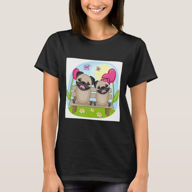 Pugs in Love Essential T-Shirt 862 (Front)