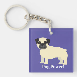 Pugs, key ring