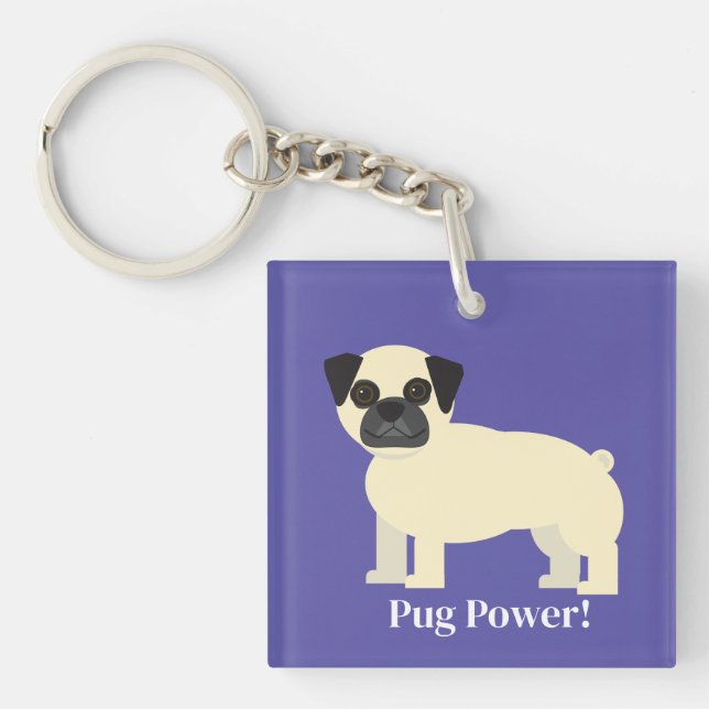 Pugs,  key ring (Front)