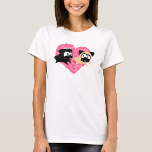 Pugs & Kisses Heart Tee