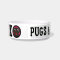Pugs & Kisses Pug Dog Dinner Bowl