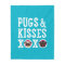 Pugs & Kisses XOXO Fleece Blanket