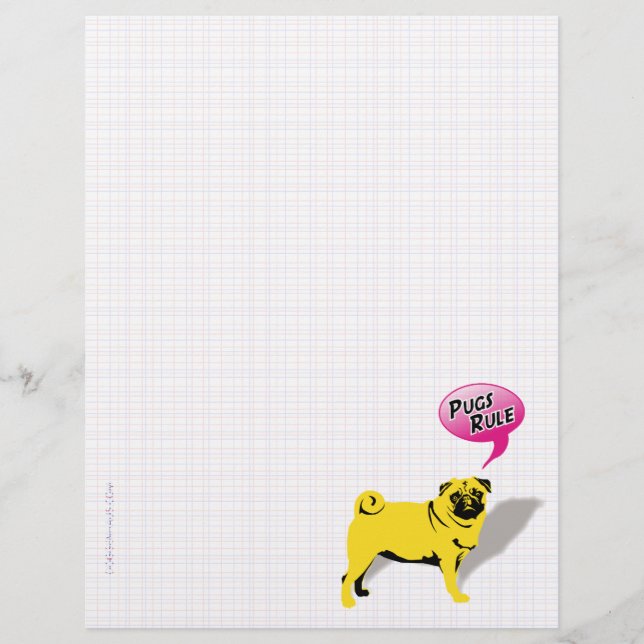 Pugs Rule Letterhead (Front)
