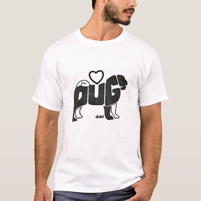 PUGS SILHOUETTE T-Shirt (Front)