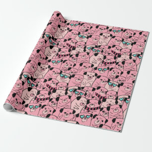 Pugs Wrapping Paper