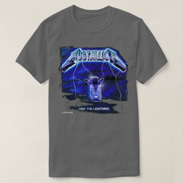 Pugtallica T-Shirt (Design Front)