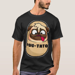 Pugtato Cute Pug Potato Dog Lover Funny Design And T-Shirt