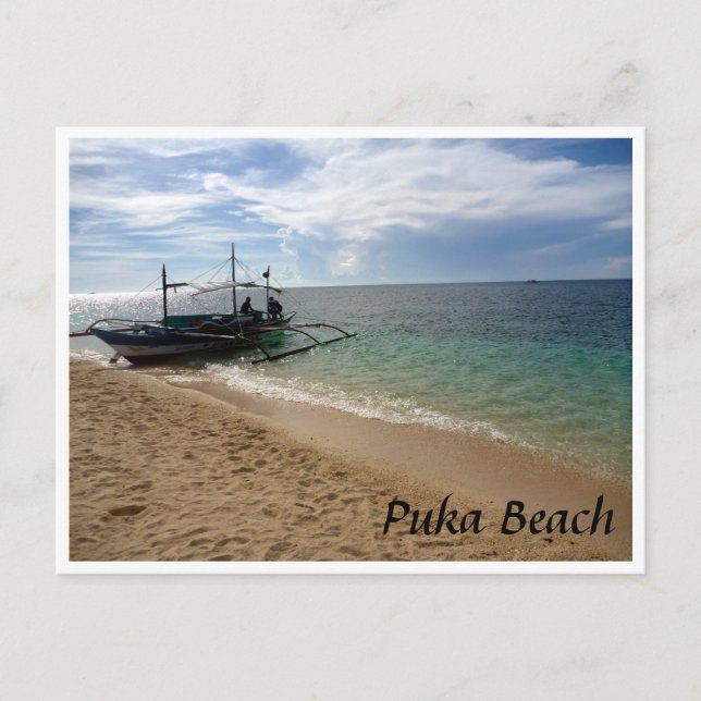 puka beach sail postcard (Front)