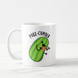 Puke-cumber Funny Cucumber Pun  Coffee Mug