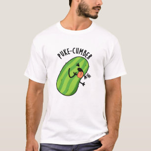 Puke-cumber Funny Cucumber Pun  T-Shirt