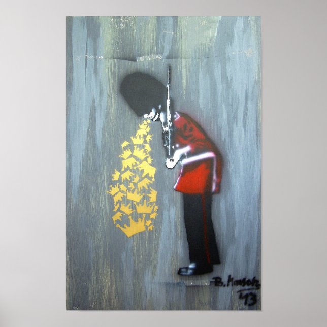 Puke Royal Guard (sprayed Original) Poster (Front)