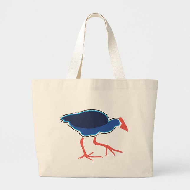 Pukeko Jumbo Tote Bag (Front)